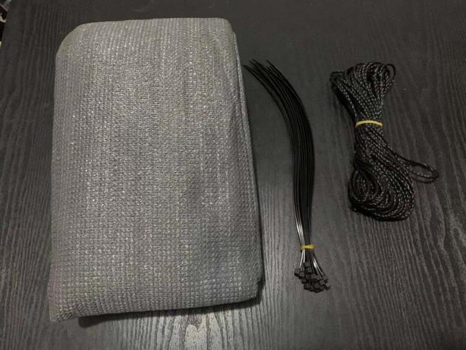 발코니 HDPE 그늘 그물 0.9x5m UV 세일 마감 6