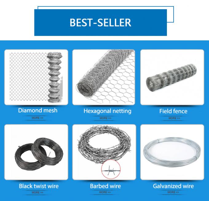 1/4 인치 1/2 인치 5mm 스테인리스 용접된 철망사 패널 2